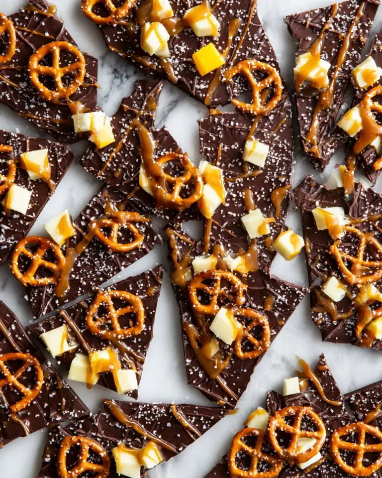 Caramel Apple Pretzel Bark Recipe