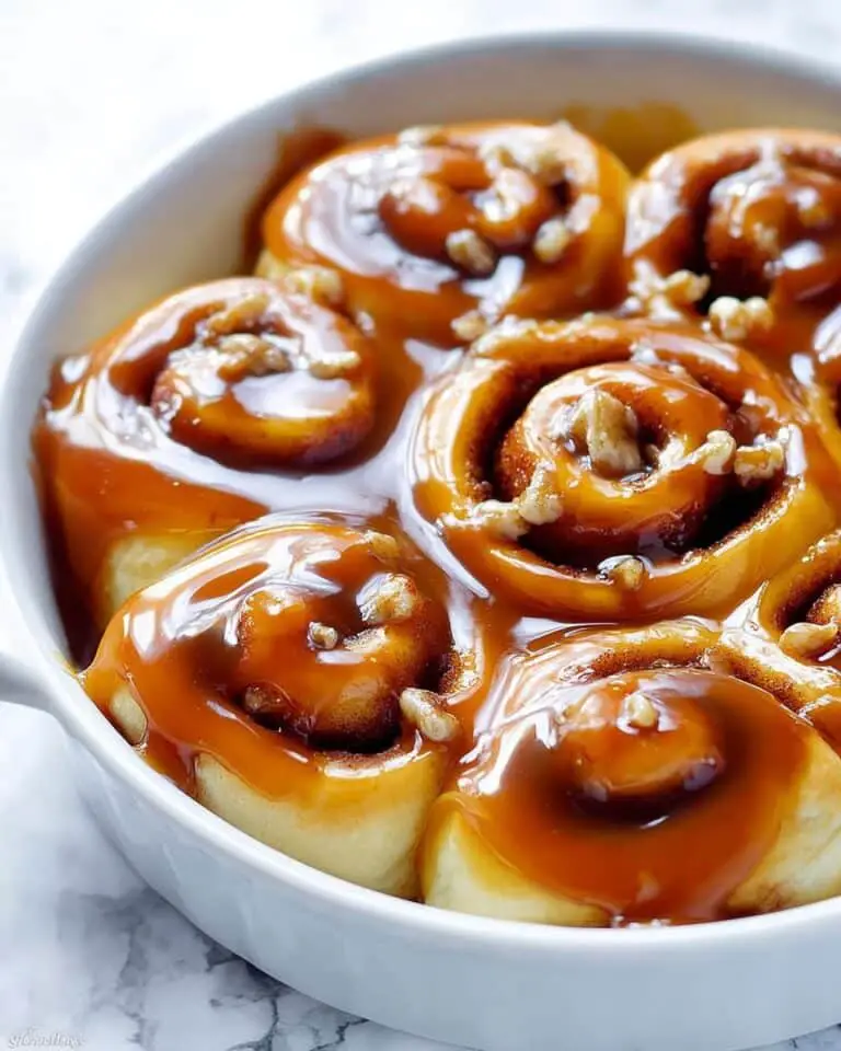 Caramel Apple Cinnamon Rolls Recipe