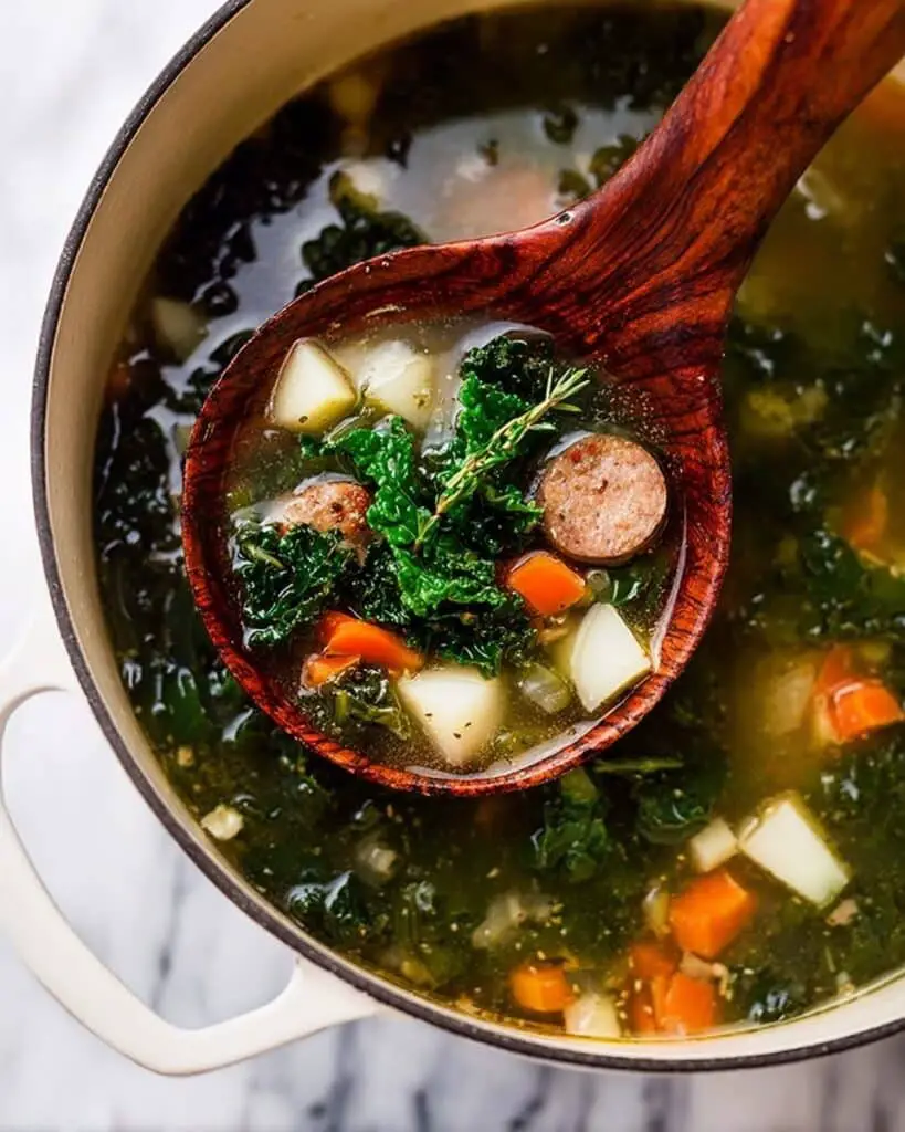 Kale and Potato Soup with Turkey Sausage Recipe