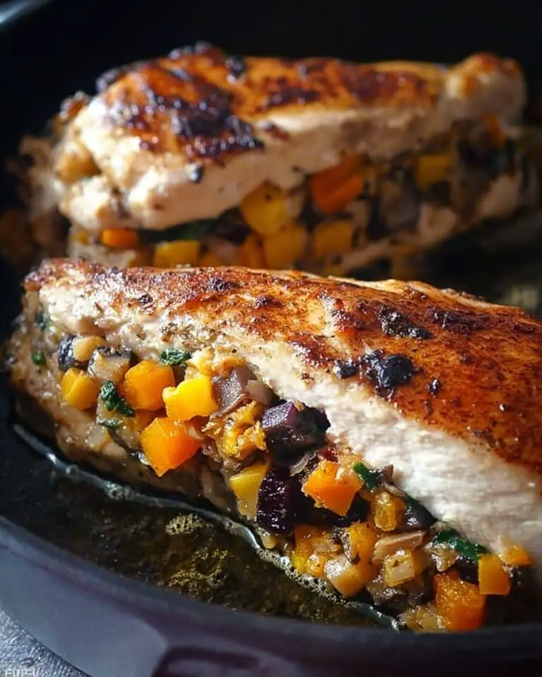 Stuffed Turkey Breasts with Butternut Squash and Figs Recipe