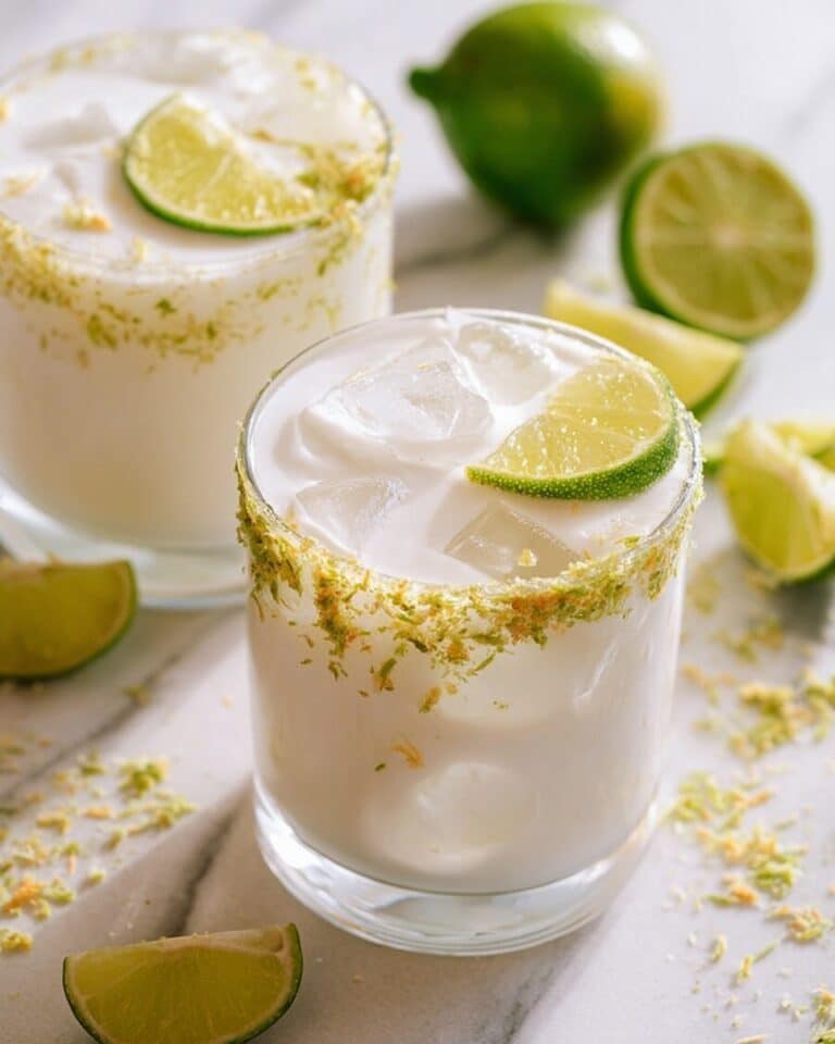 Creamy Coconut Lime Margarita Recipe