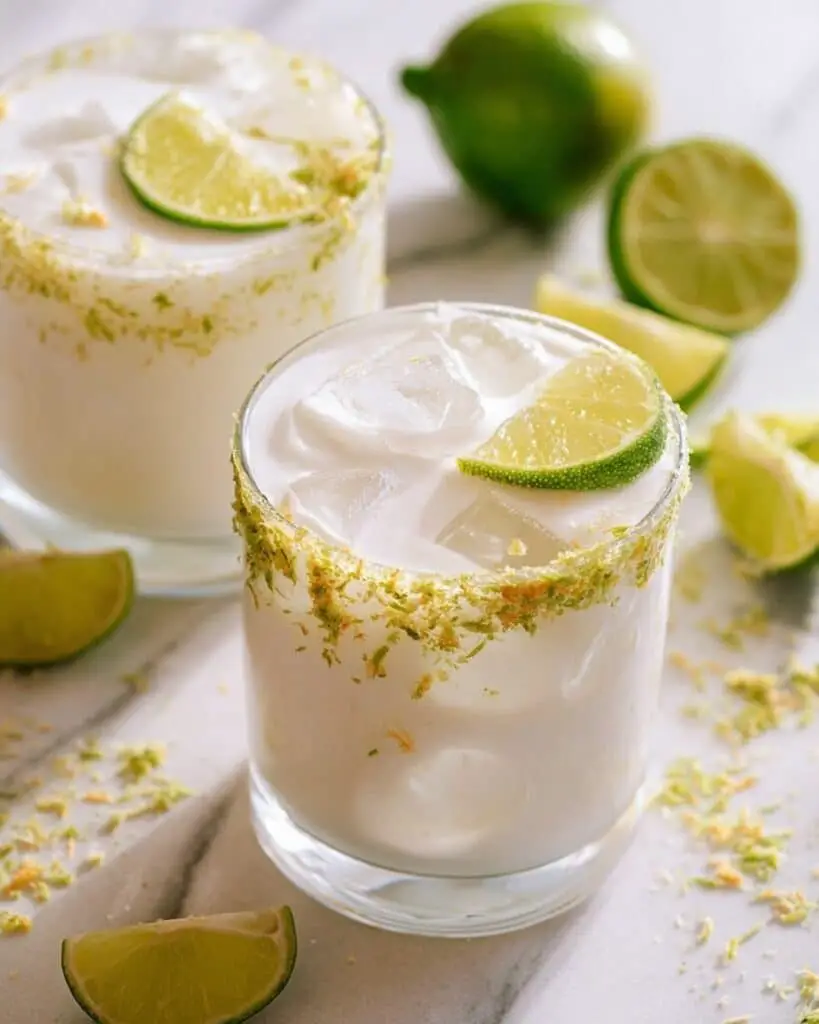 Creamy Coconut Lime Margarita Recipe