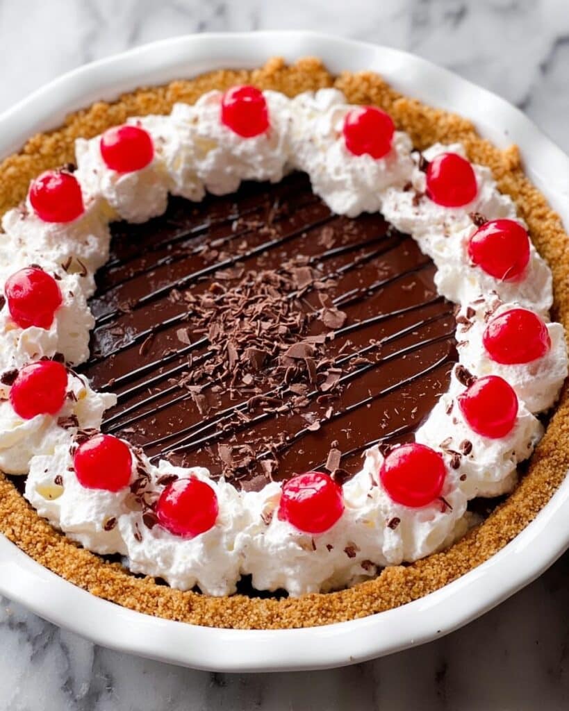 Red Wine Chocolate Pudding Pie Recipe