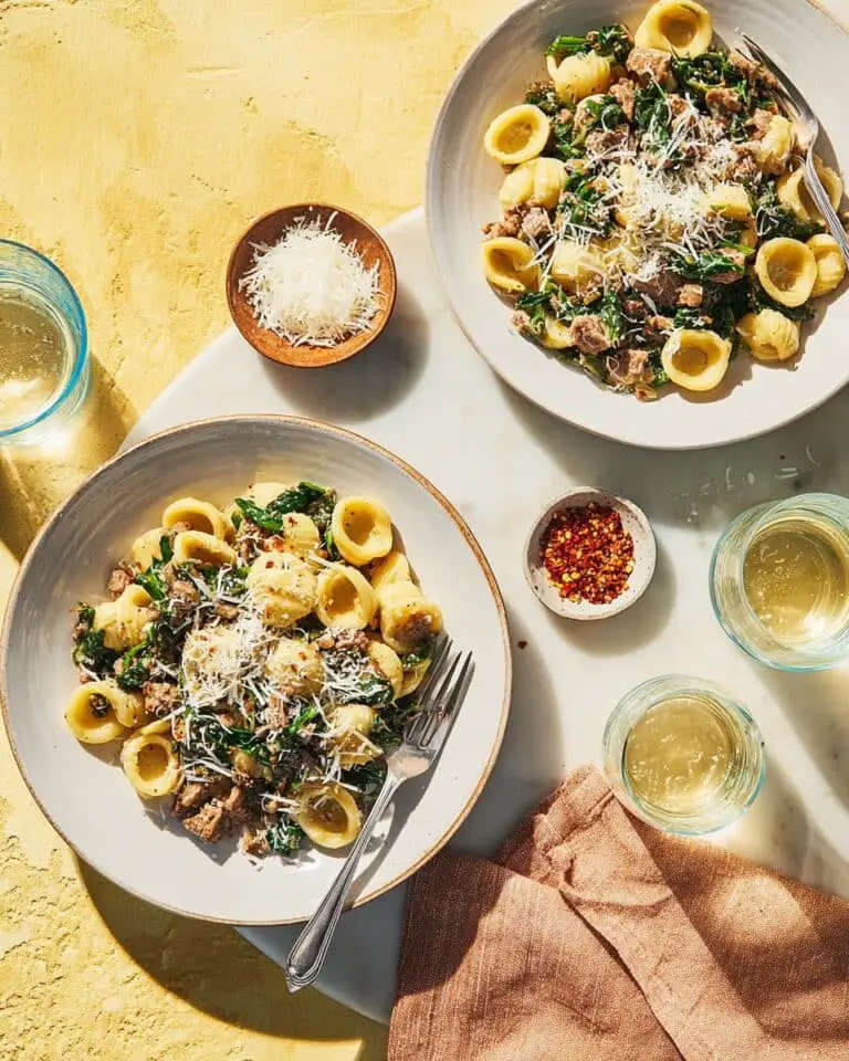 Orecchiette with Sausage and Broccoli Rabe Recipe