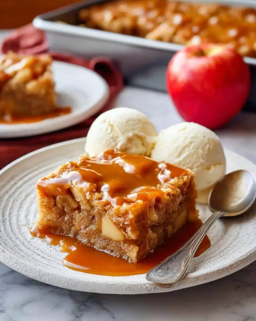 Apple Fritter Cake with Brown Sugar Glaze Recipe