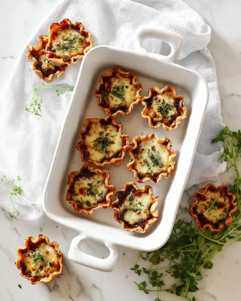 French Onion Soup Bites (Phyllo Cups) Recipe
