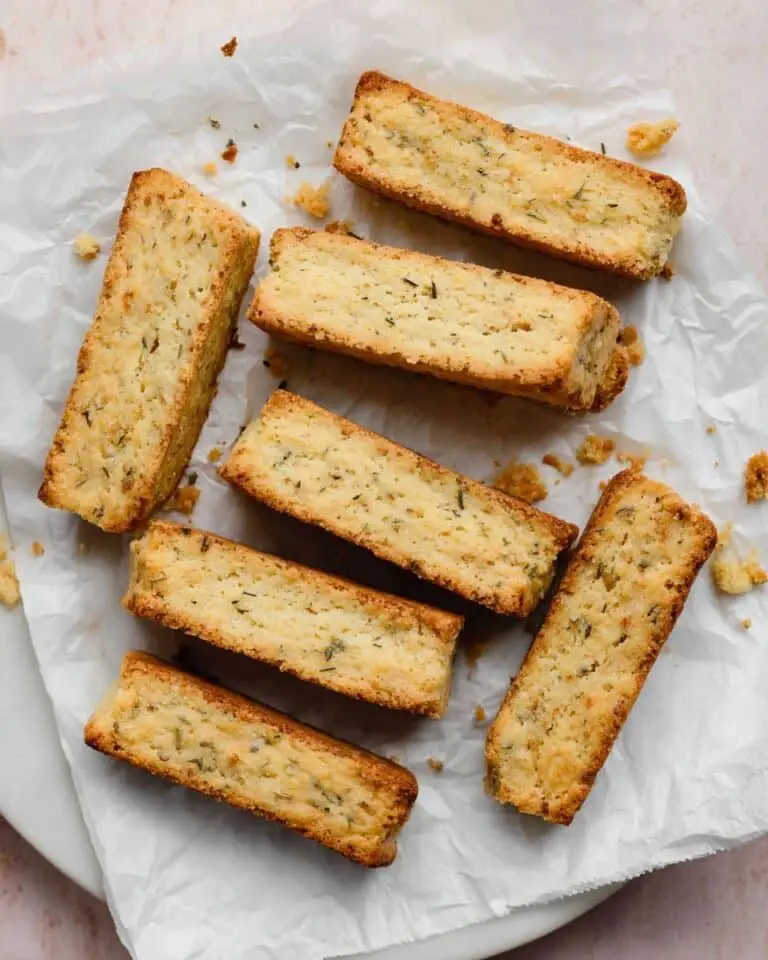 Salted Rosemary Shortbread Recipe