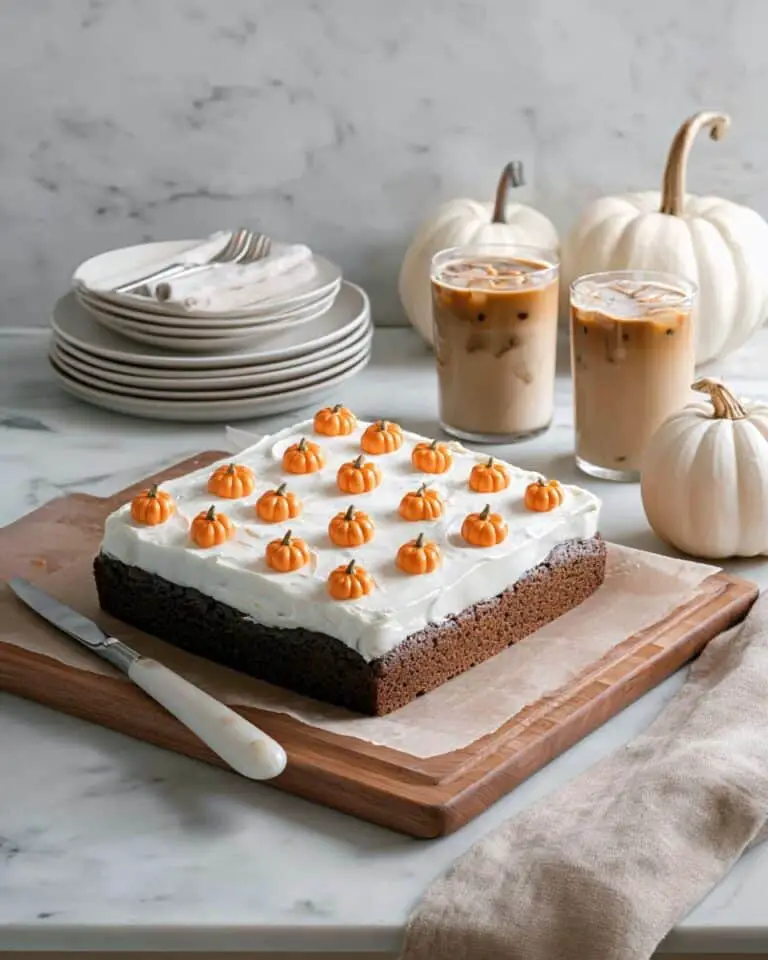 Mini Pumpkin Sheet Cake with Brown Butter Frosting Recipe