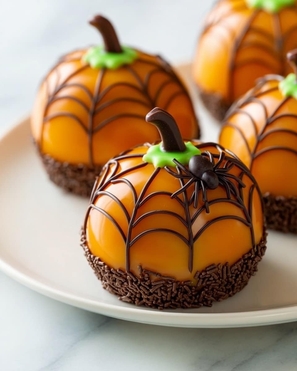 Halloween Spiderweb Caramel Apples Recipe