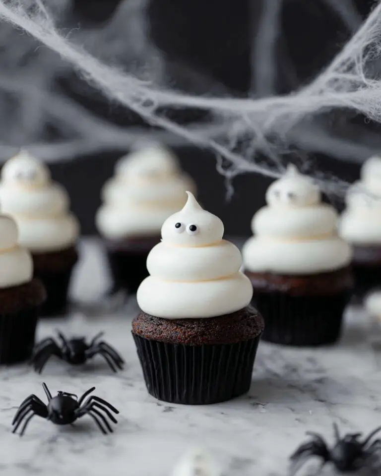 Black Velvet Ghost Cupcakes Recipe