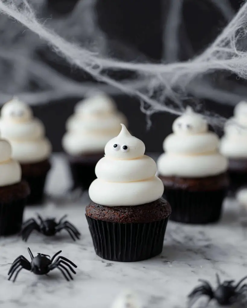 Black Velvet Ghost Cupcakes Recipe