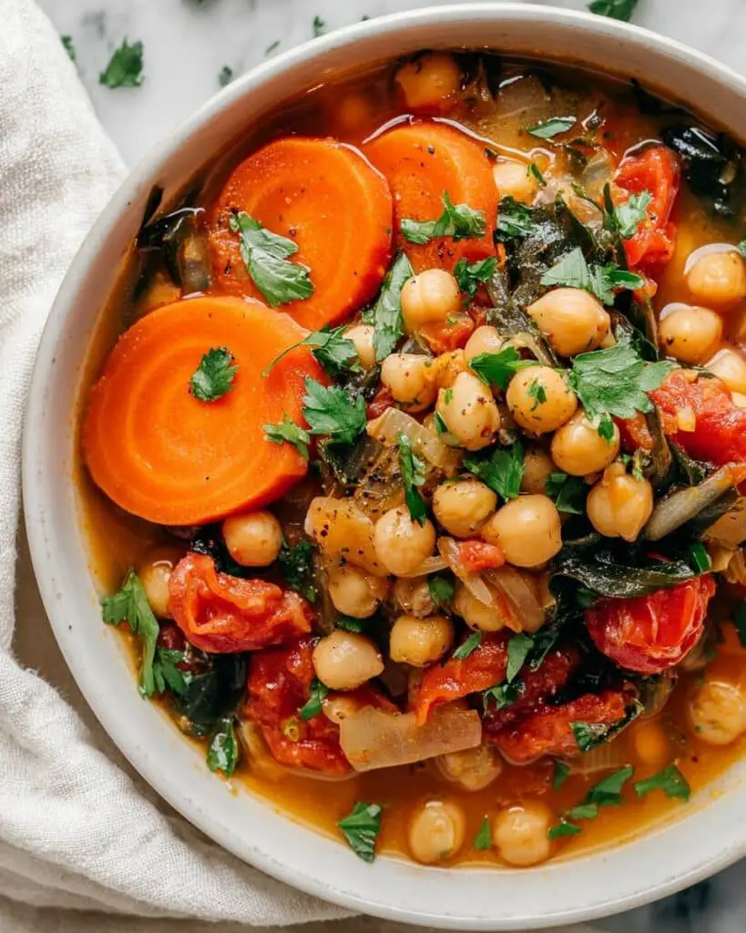Easy Garbanzo Bean Soup (Stove, Instant Pot, Crockpot) Recipe