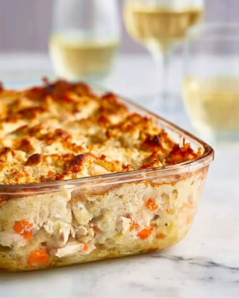 Turkey Pot Pie with Stuffing Crust Recipe