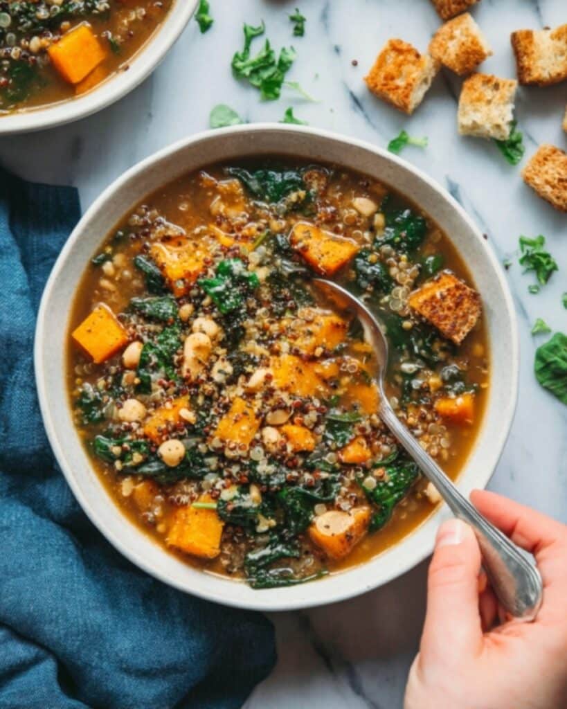 Easy Sweet Potato Lentil Soup Recipe