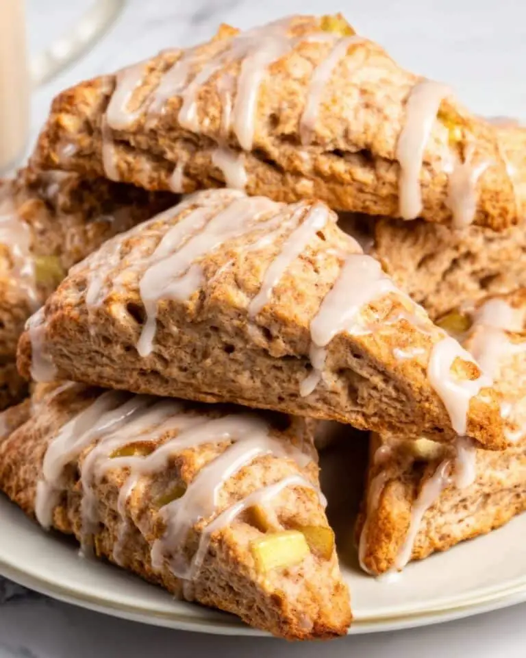 Glazed Apple Scones Recipe