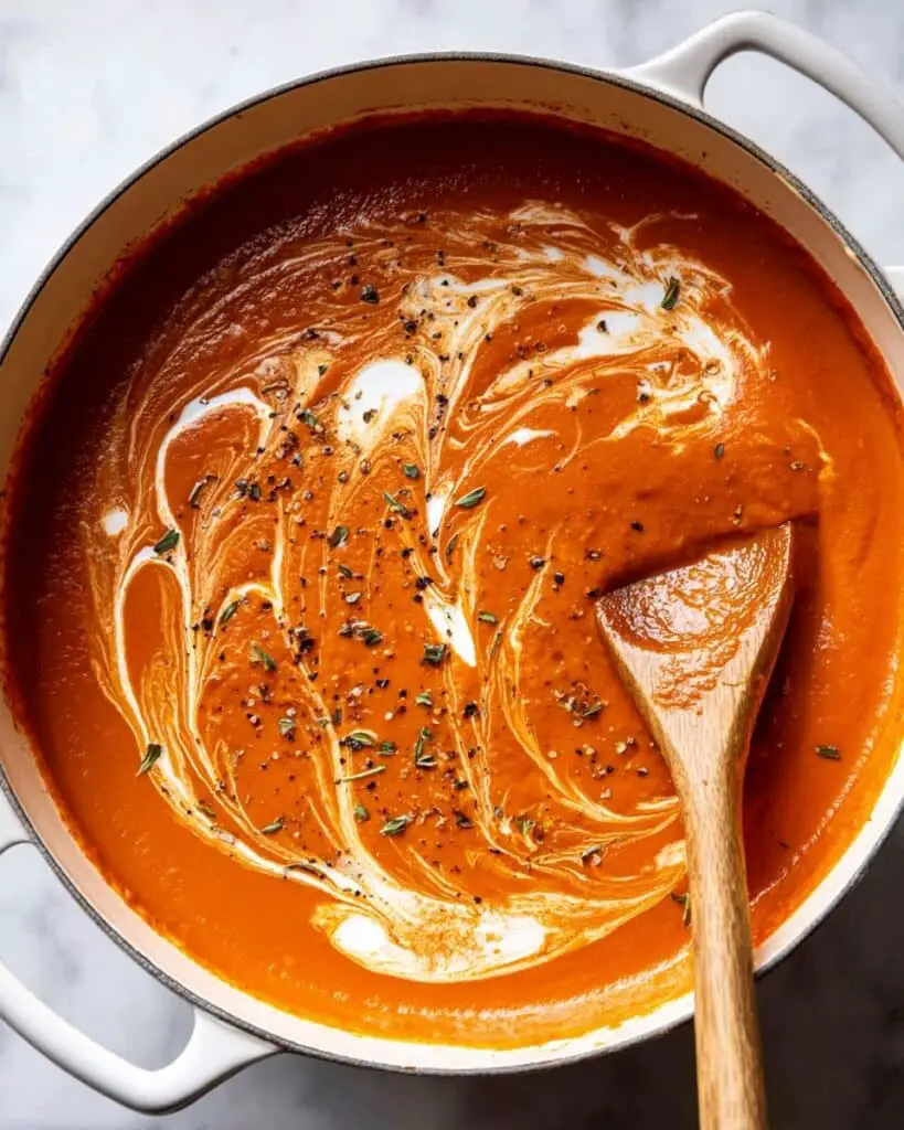 10 Minute Creamy Tomato Soup Recipe