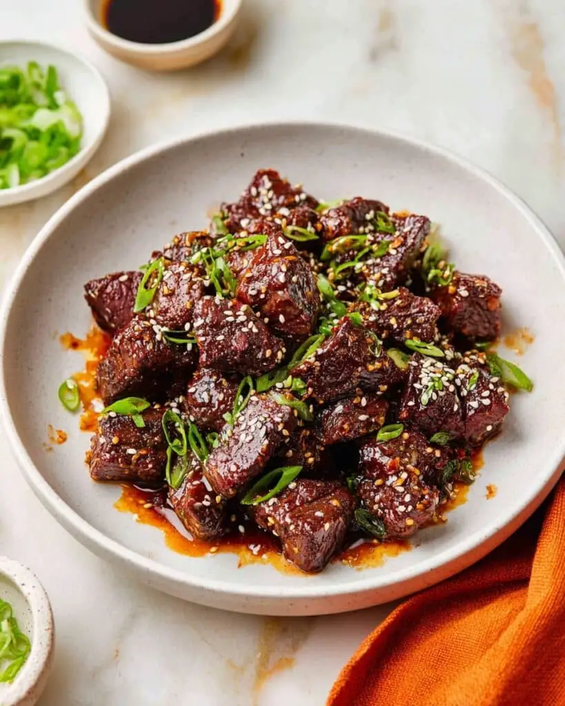 Air Fryer Korean-Style Boneless Short Ribs Recipe