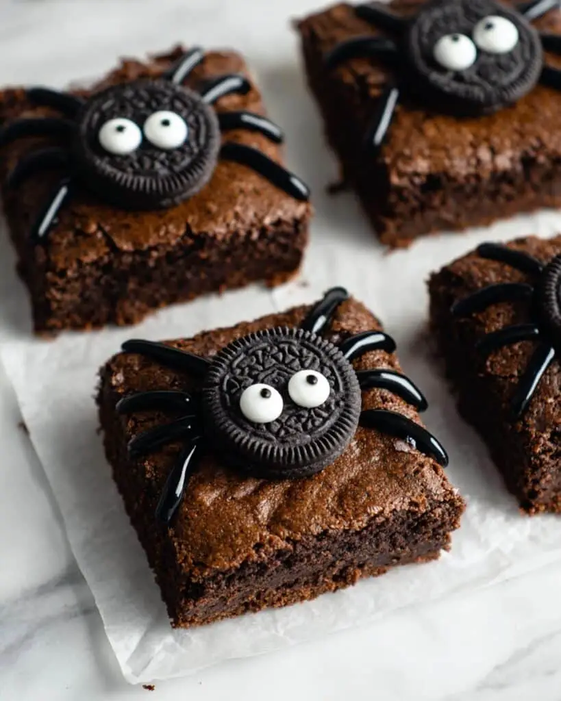 Nutella Spider Brownies Recipe