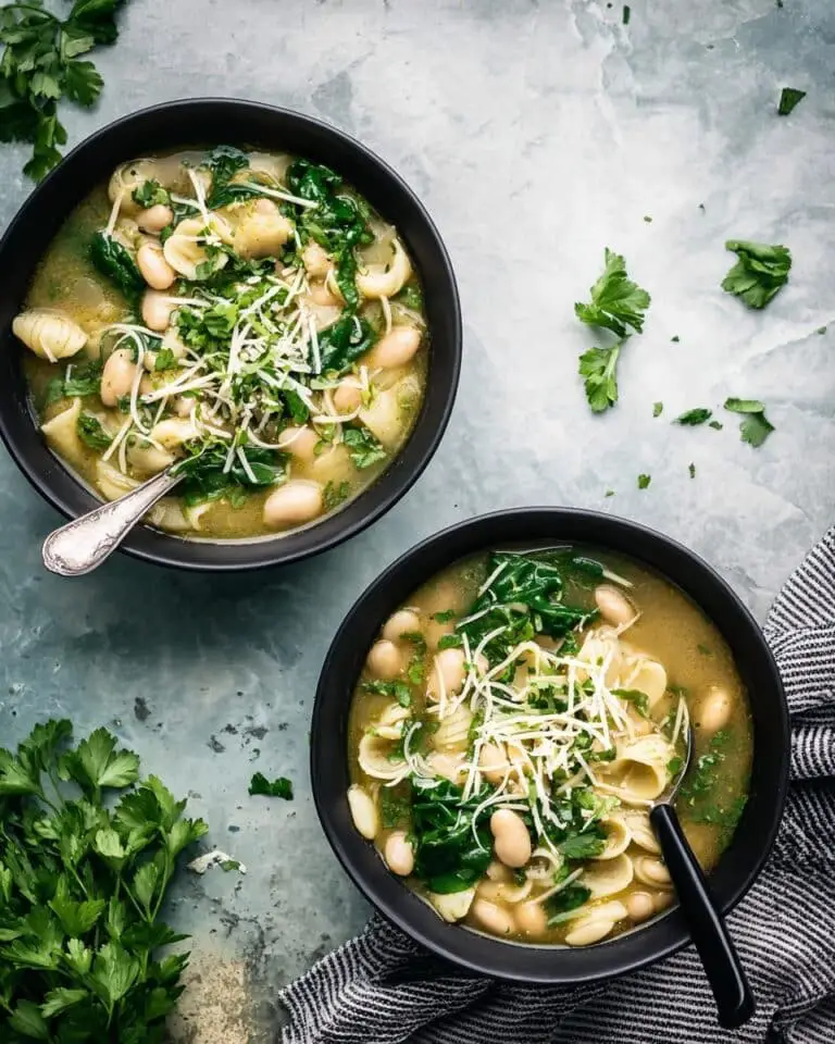 White Bean Spinach Soup Recipe