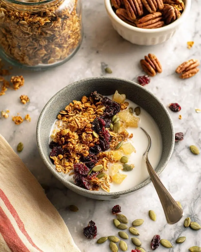 Pumpkin Spice Quinoa Granola Recipe