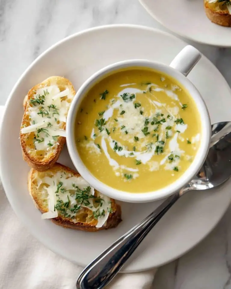 Roasted Acorn Squash Soup with Cashews and Ginger Recipe