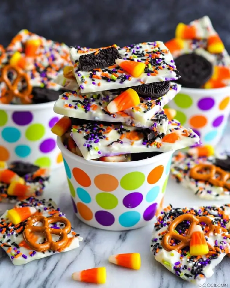 Halloween Candy Bark Recipe