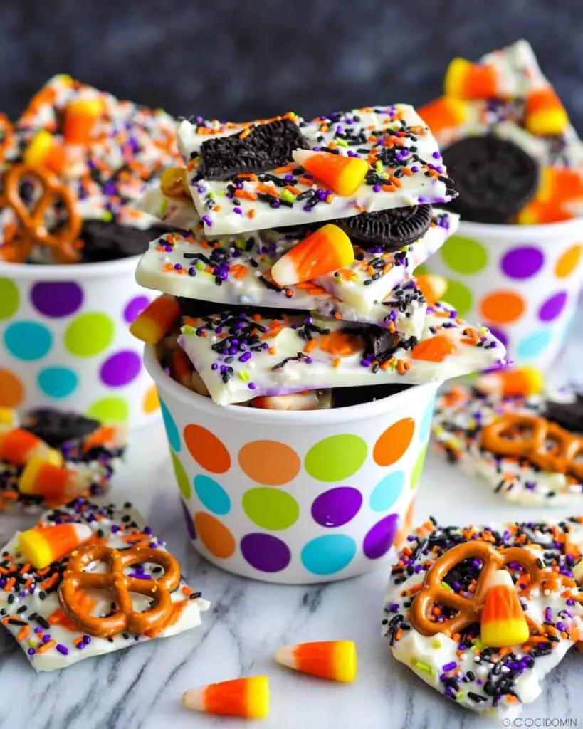 Halloween Candy Bark Recipe