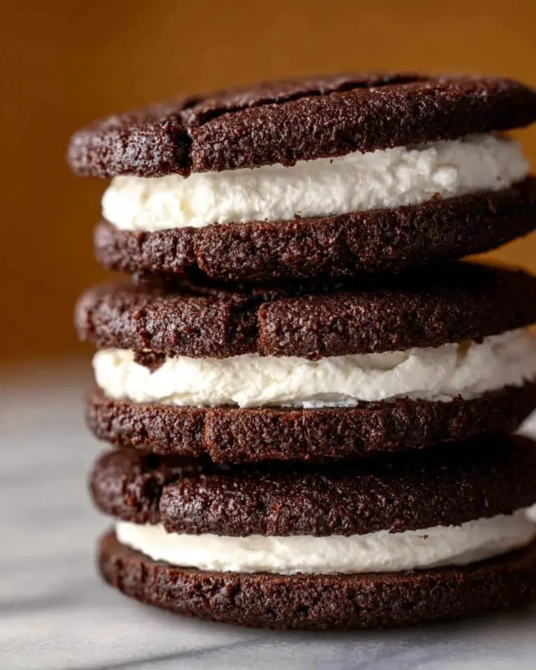 Chocolate Espresso Black Cocoa Sandwich Cookies Recipe