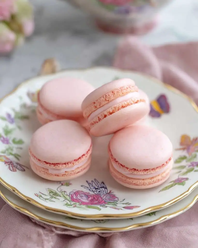 Classic French Macarons with Vanilla Buttercream Filling Recipe