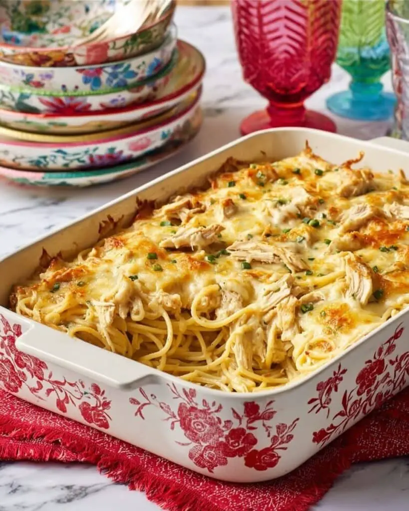 Chicken Spaghetti Casserole Recipe
