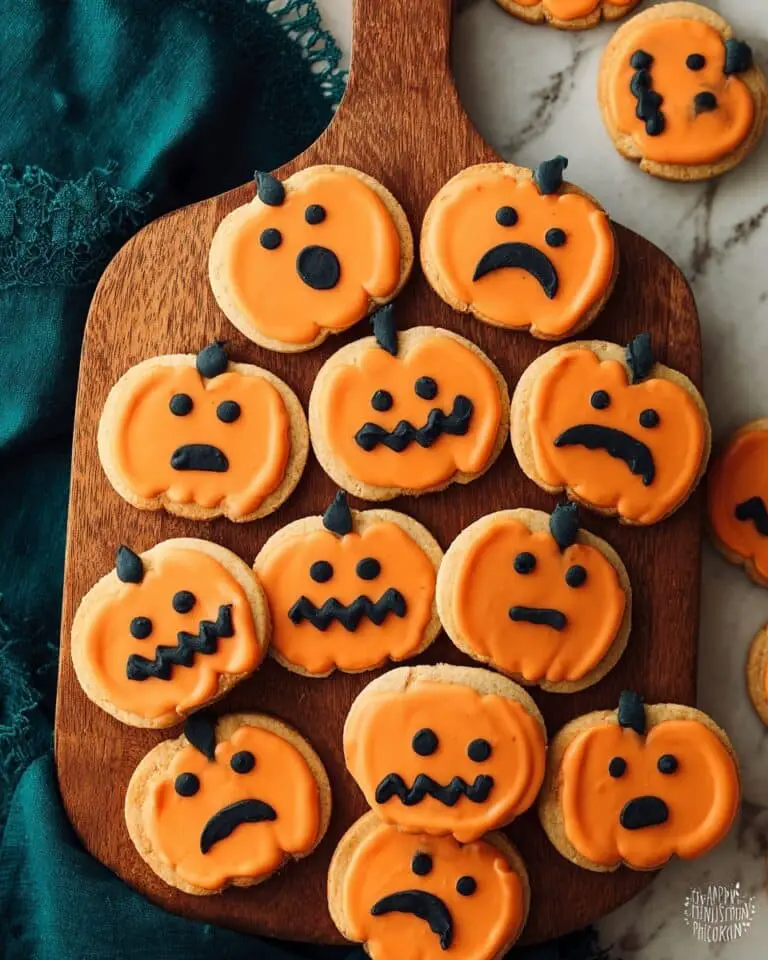 Halloween Pumpkin Cookies Recipe