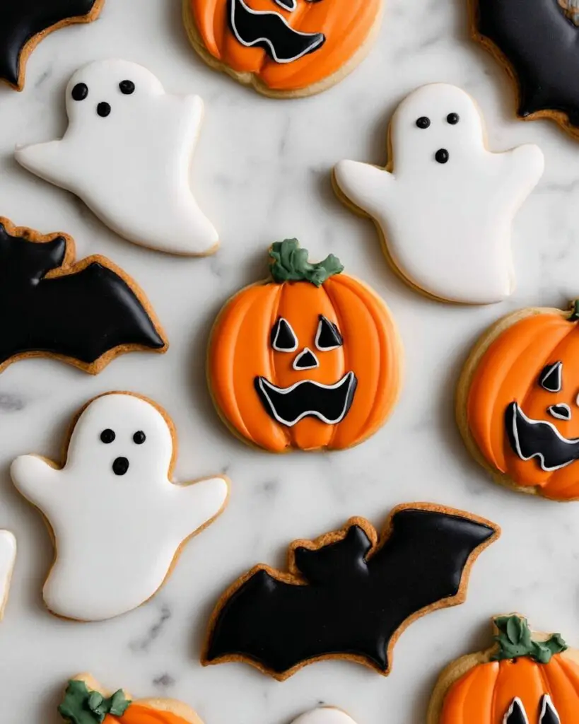 Halloween Sugar Cookies with Festive Frosting Recipe