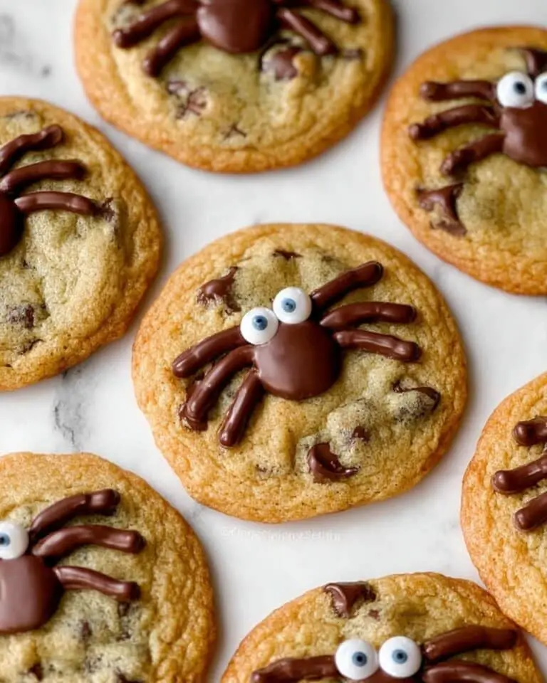 Halloween Spider Chocolate Chip Cookies Recipe