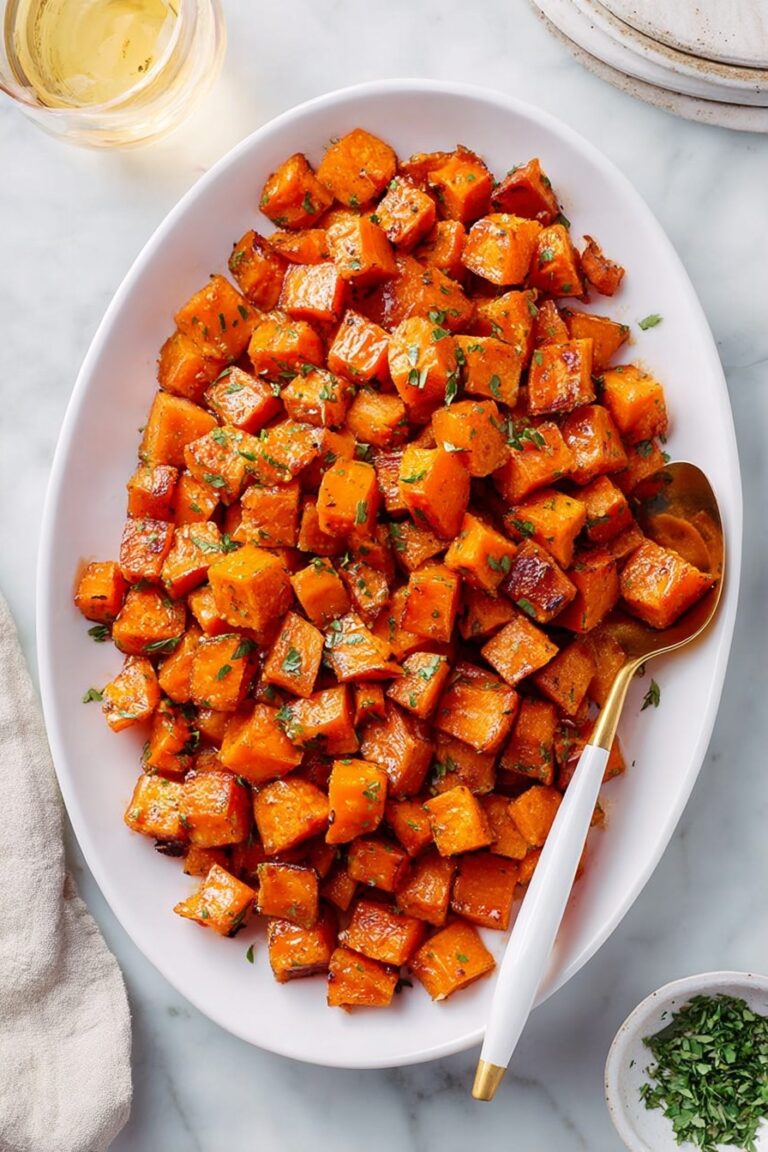 Maple Roasted Sweet Potatoes Recipe
