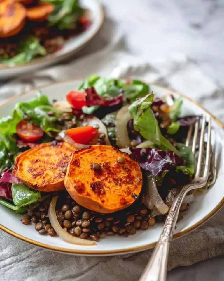 Du Puy Lentil Salad with Fennel and Sweet Potato Recipe