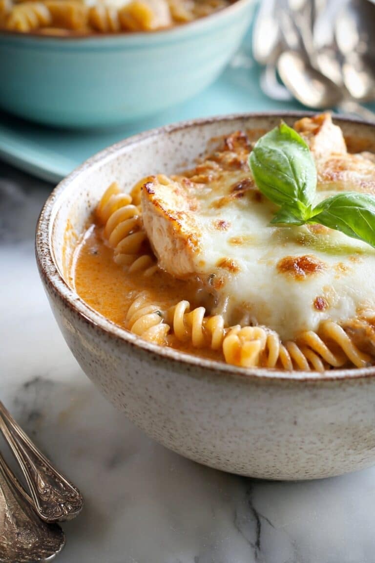 Slow Cooker Chicken Parmesan Soup Recipe