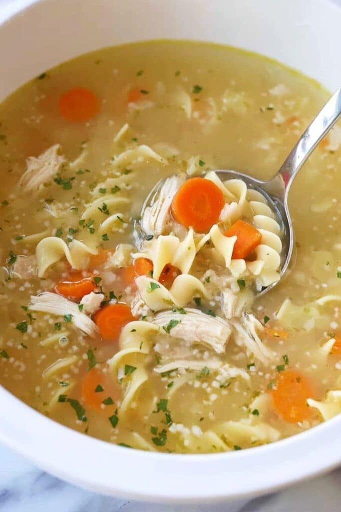 Crockpot Chicken Noodle Soup Recipe