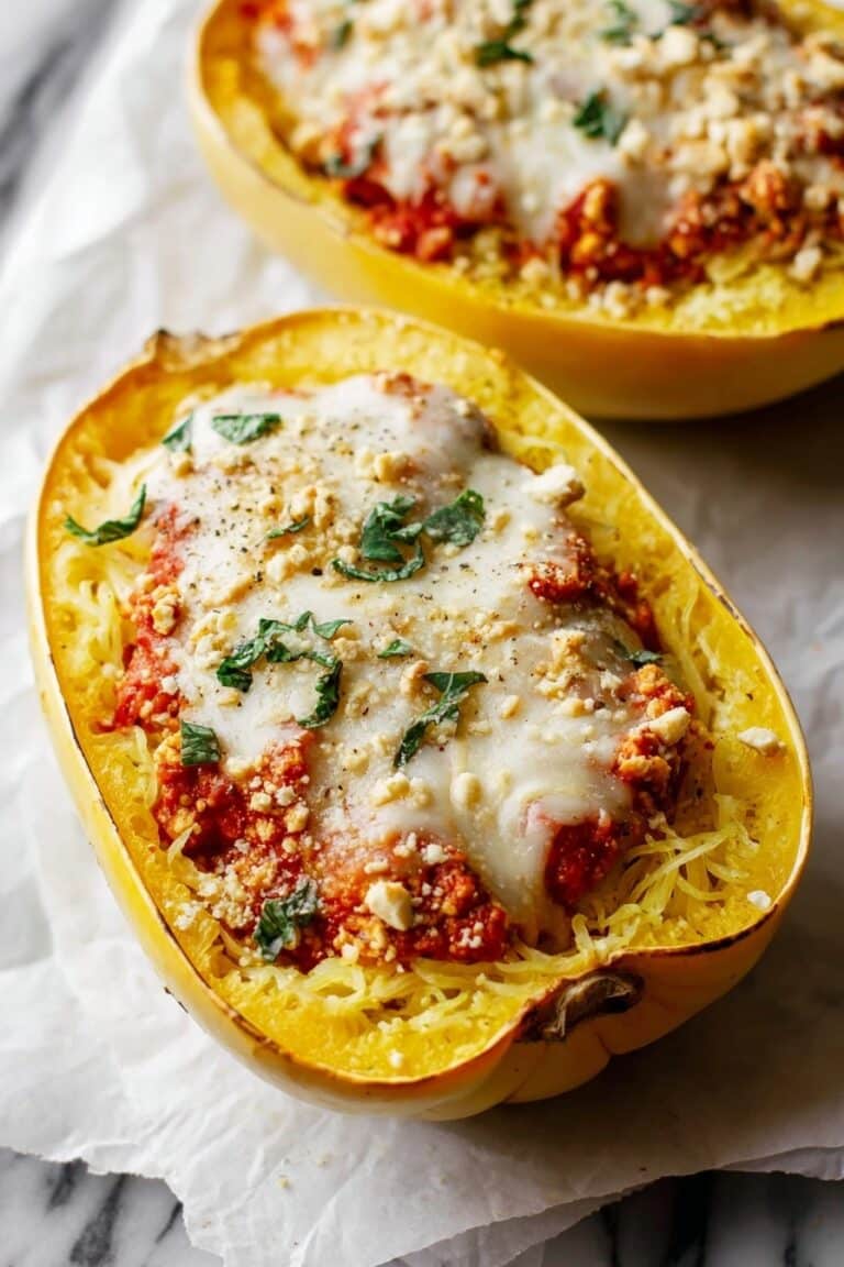 Spaghetti Squash Lasagna Bake Recipe