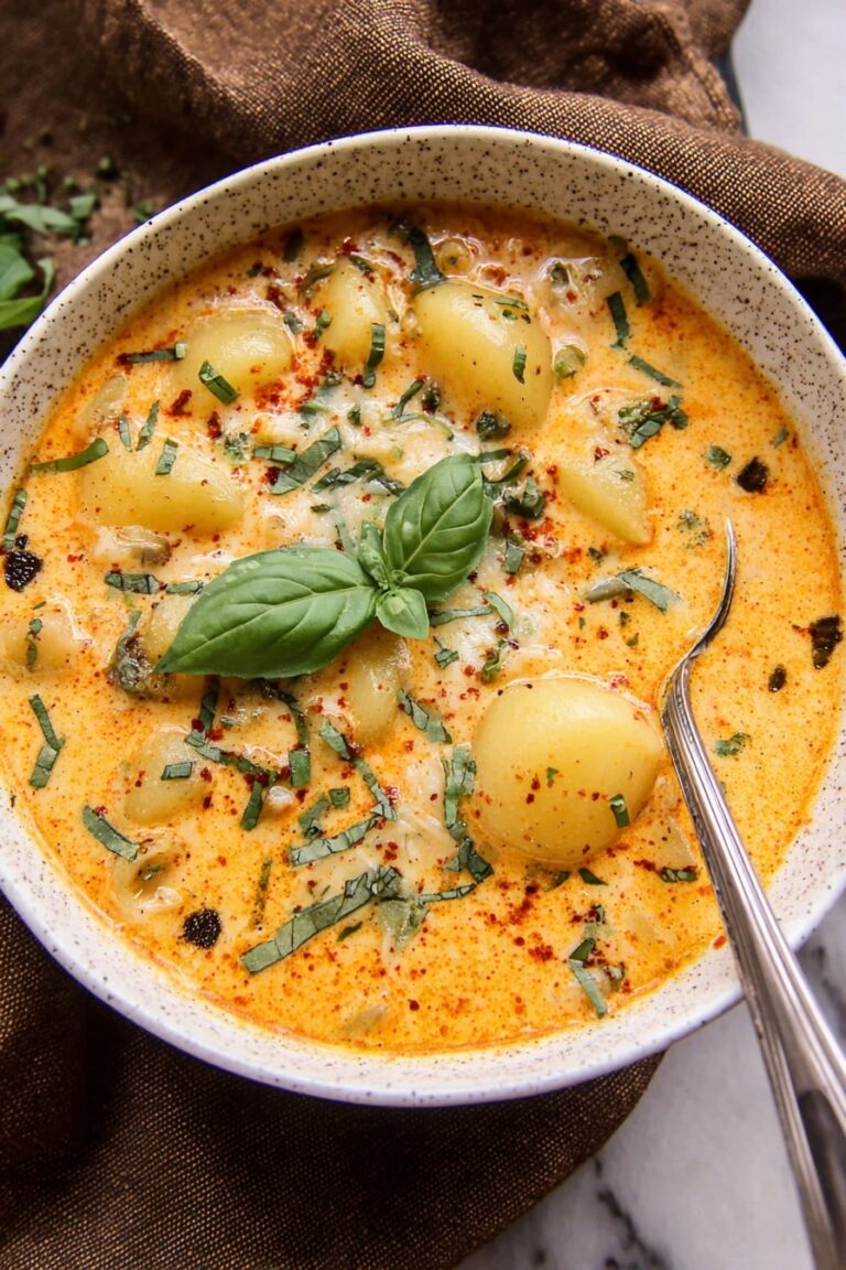 Creamy Gnocchi Chicken Soup Recipe