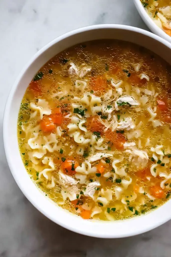 Parmesan Chicken Pastina Soup Recipe