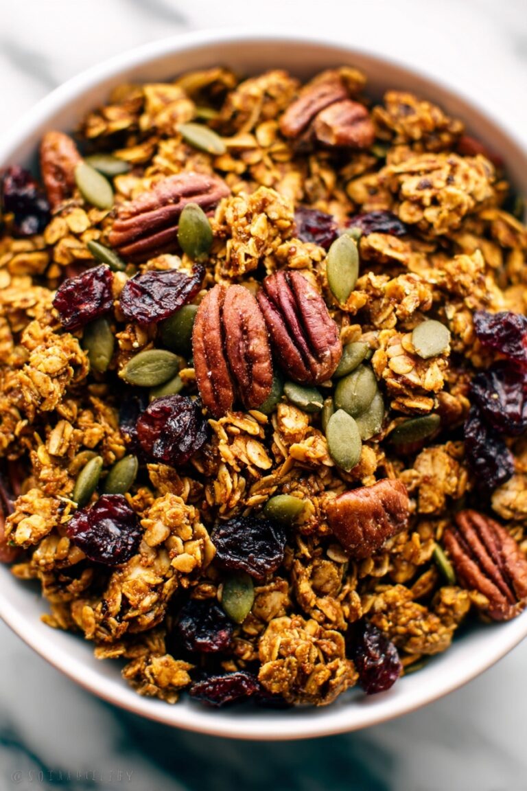 Crunchy Pumpkin Spice Granola Recipe