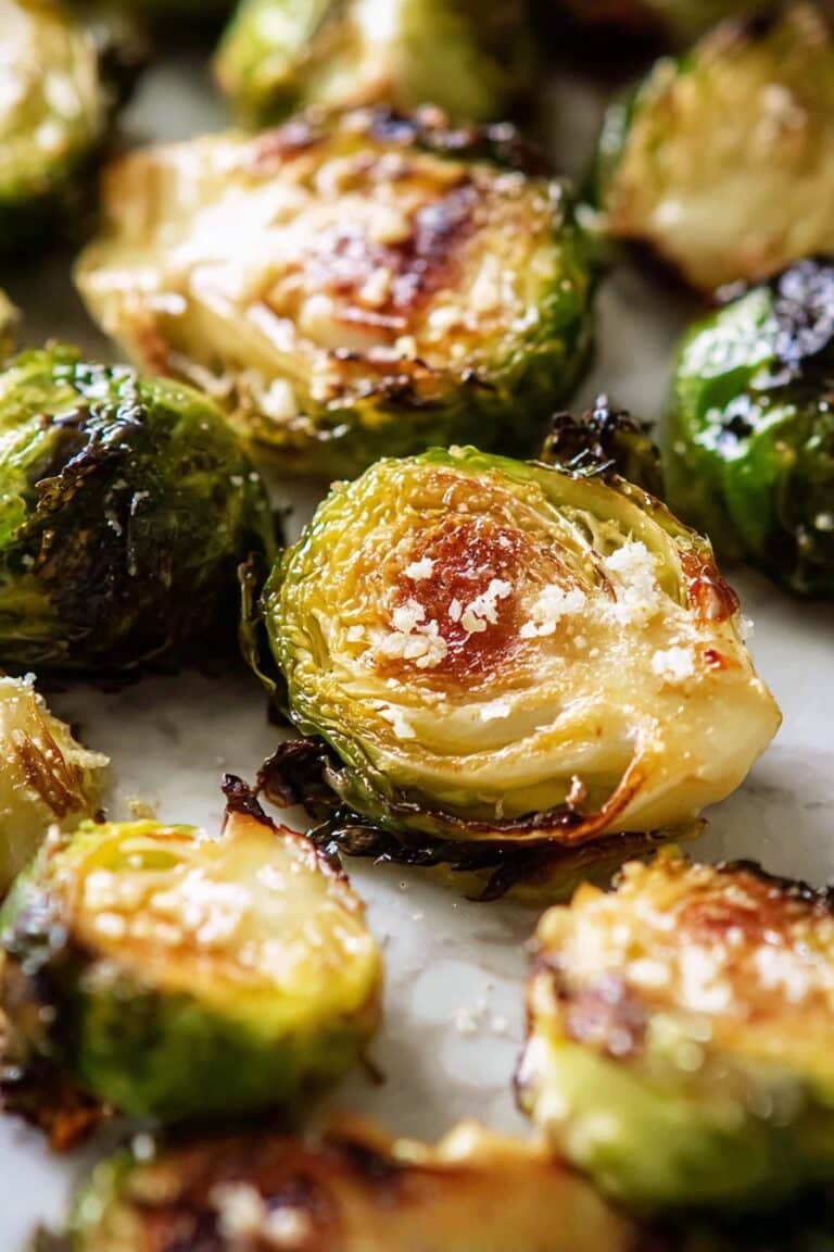 Garlic Honey Butter Roasted Brussels Sprouts Recipe