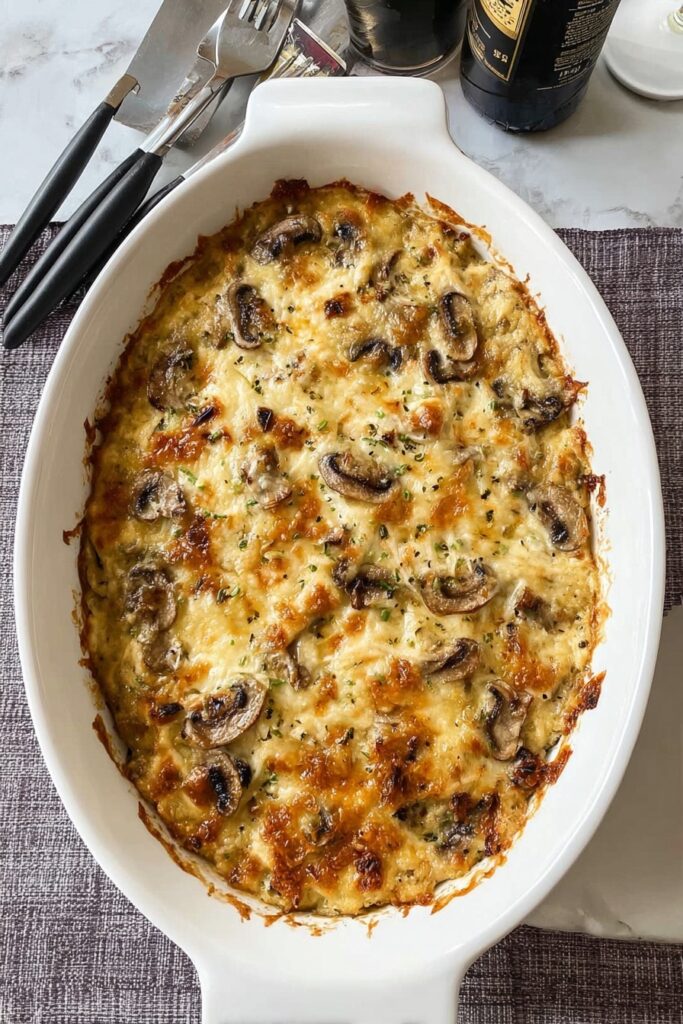 Chicken Zucchini Bake with Mozzarella Recipe