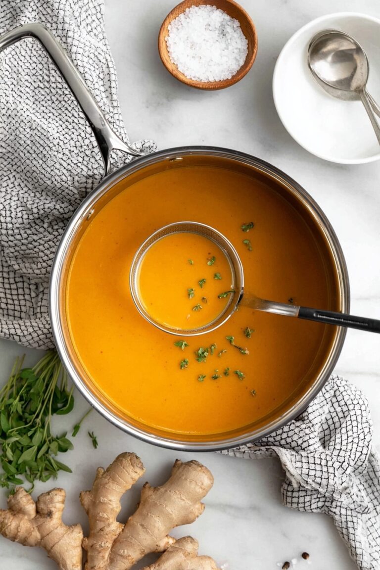 Sweet Roasted Carrot Ginger Soup Recipe