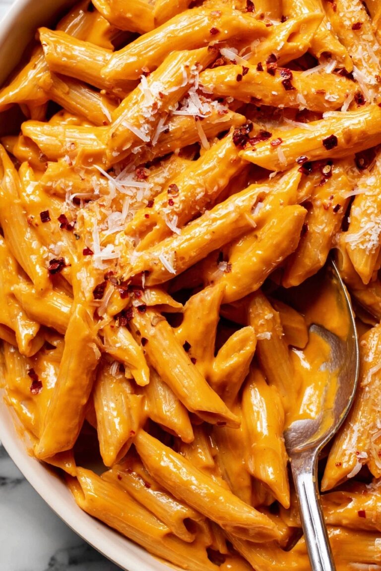 Creamy Vodka Penne Pasta Recipe