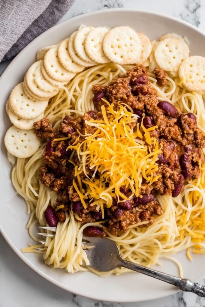 Cincinnati Chili Over Spaghetti Recipe