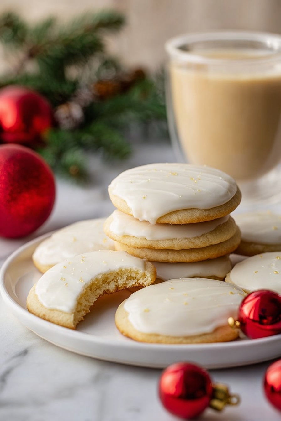 Eggnog Cookies with Cinnamon and Nutmeg Recipe