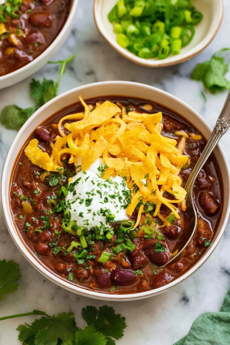Easy Classic Beef Chili Recipe