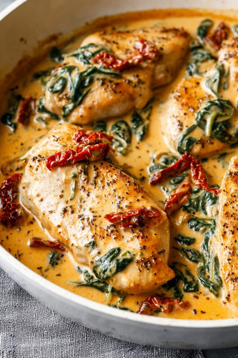Creamy Tuscan Chicken Skillet Recipe