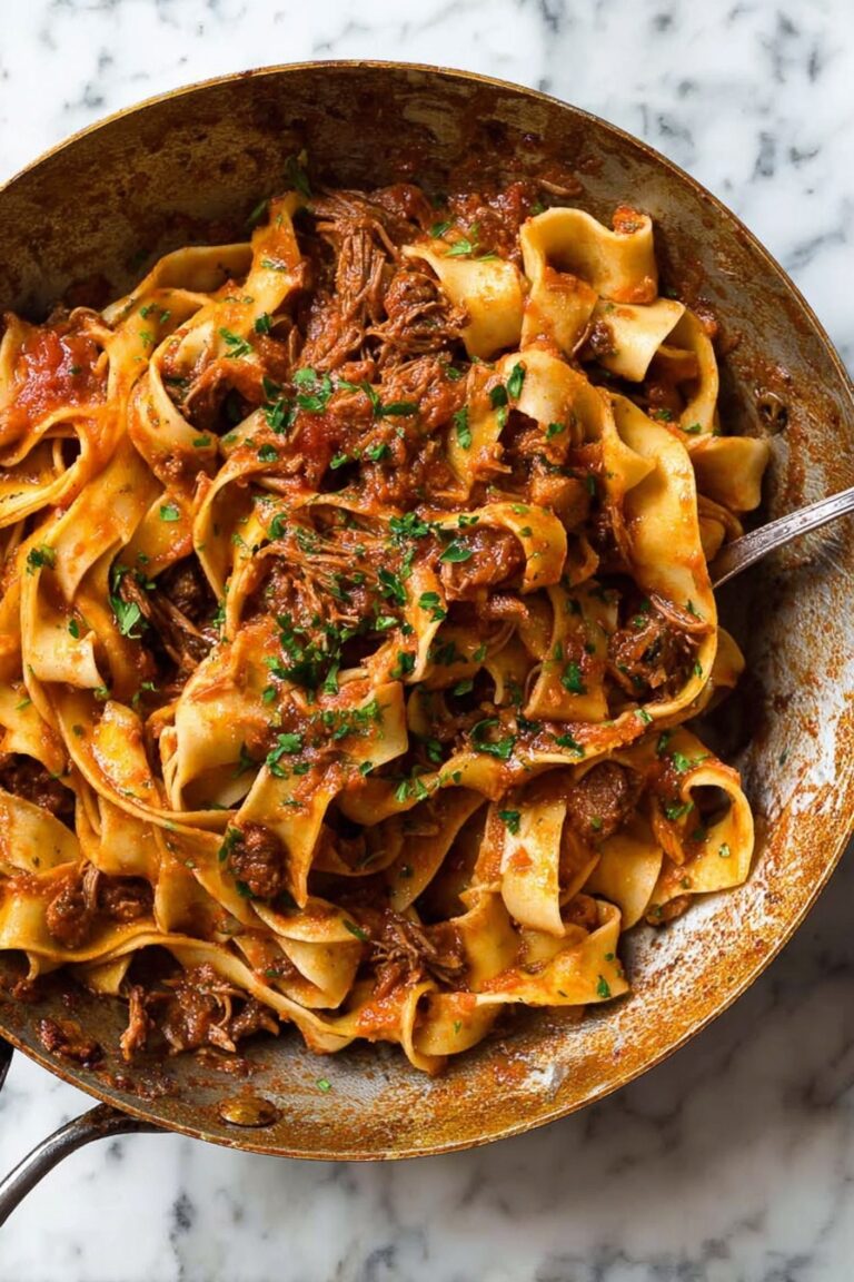 Slow Cooked Beef Ragu Pasta Recipe